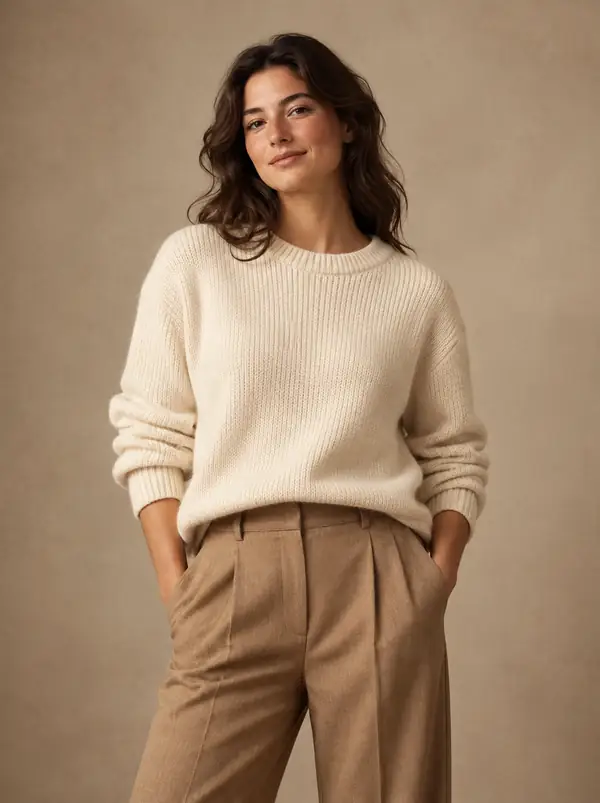Imagem de produto de moda com acabamento editorial de estúdio